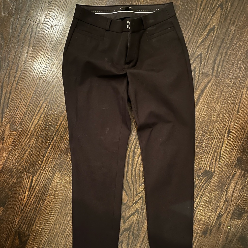 Black Banana Republic Sloan Slim Pant